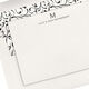 Serif Initial Flat Note Cards - Letterpress Image 3 of 5